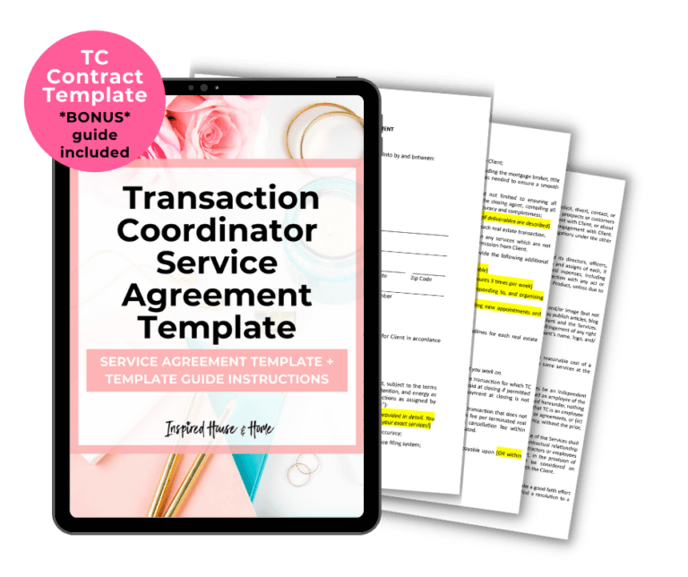 Transaction Coordinator Agreement Template